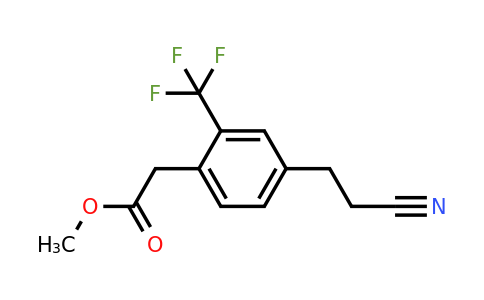 1806714-37-3 | Methyl 4-(2-cyanoethyl)-2-(trifluoromethyl)phenylacetate