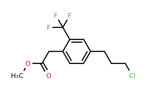 1806714-46-4 | Methyl 4-(3-chloropropyl)-2-(trifluoromethyl)phenylacetate