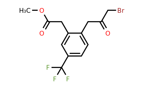 1806714-58-8 | Methyl 2-(3-bromo-2-oxopropyl)-5-(trifluoromethyl)phenylacetate