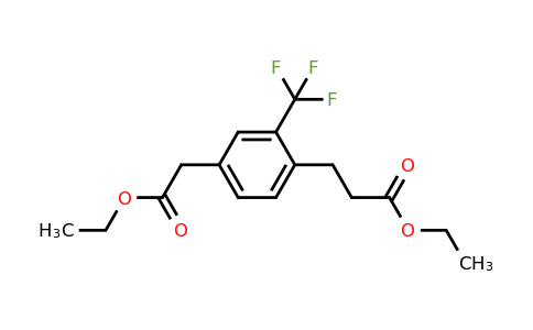 1806714-82-8 | Ethyl 4-(3-ethoxy-3-oxopropyl)-3-(trifluoromethyl)phenylacetate