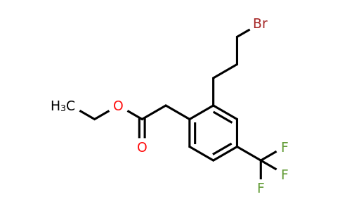 1806714-99-7 | Ethyl 2-(3-bromopropyl)-4-(trifluoromethyl)phenylacetate
