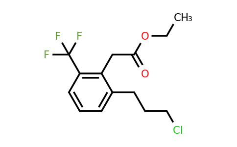 1806715-11-6 | Ethyl 2-(3-chloropropyl)-6-(trifluoromethyl)phenylacetate