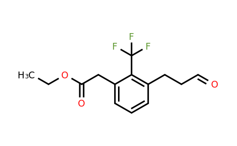 1806715-28-5 | Ethyl 3-(3-oxopropyl)-2-(trifluoromethyl)phenylacetate