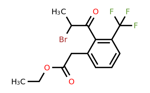 1806715-38-7 | Ethyl 2-(2-bromopropanoyl)-3-(trifluoromethyl)phenylacetate