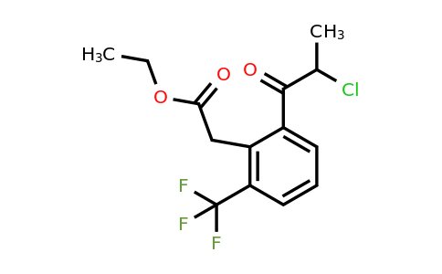 1806715-58-1 | Ethyl 2-(2-chloropropanoyl)-6-(trifluoromethyl)phenylacetate