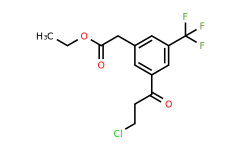 1806715-64-9 | Ethyl 3-(3-chloropropanoyl)-5-(trifluoromethyl)phenylacetate