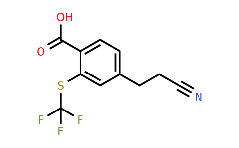 1806715-94-5 | 4-(2-Cyanoethyl)-2-(trifluoromethylthio)benzoic acid