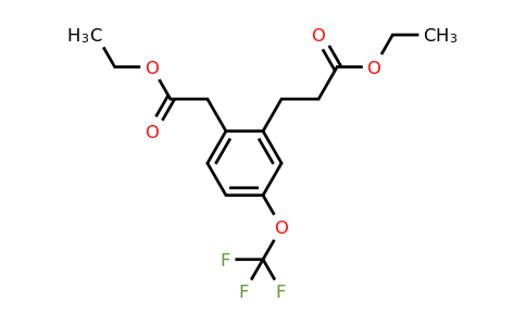 1806715-96-7 | Ethyl 2-(3-ethoxy-3-oxopropyl)-4-(trifluoromethoxy)phenylacetate
