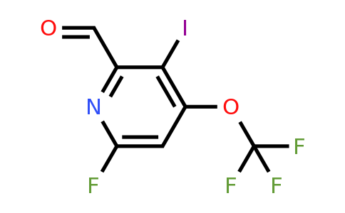 6-Fluoro-3-iodo-4-(trifluoromethoxy)pyridine-2-carboxaldehyde