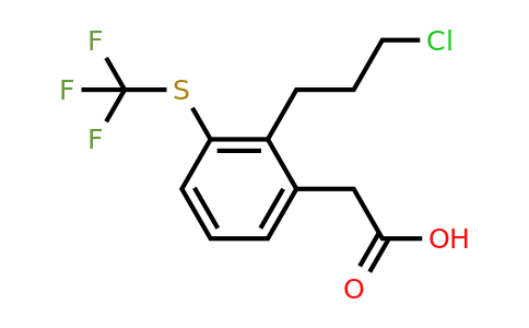 1806716-57-3 | 2-(3-Chloropropyl)-3-(trifluoromethylthio)phenylacetic acid
