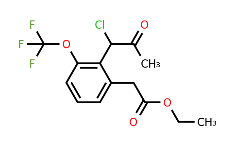 1806716-71-1 | Ethyl 2-(1-chloro-2-oxopropyl)-3-(trifluoromethoxy)phenylacetate