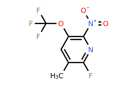 2-Fluoro-3-methyl-6-nitro-5-(trifluoromethoxy)pyridine