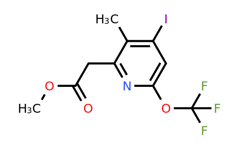 1806724-50-4 | Methyl 4-iodo-3-methyl-6-(trifluoromethoxy)pyridine-2-acetate