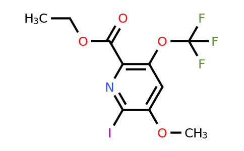 1806726-15-7 | Ethyl 2-iodo-3-methoxy-5-(trifluoromethoxy)pyridine-6-carboxylate