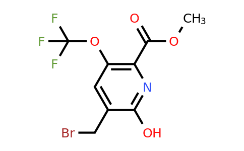 1806727-73-0 | Methyl 3-(bromomethyl)-2-hydroxy-5-(trifluoromethoxy)pyridine-6-carboxylate