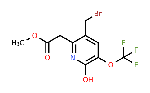 1806728-45-9 | Methyl 5-(bromomethyl)-2-hydroxy-3-(trifluoromethoxy)pyridine-6-acetate