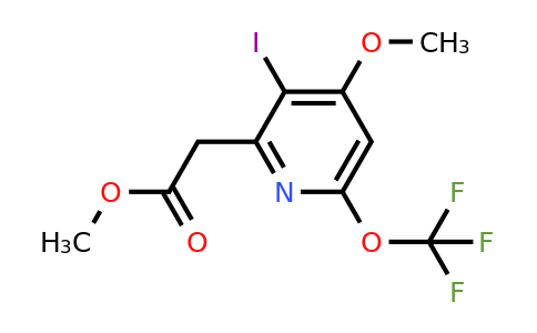 1806728-56-2 | Methyl 3-iodo-4-methoxy-6-(trifluoromethoxy)pyridine-2-acetate