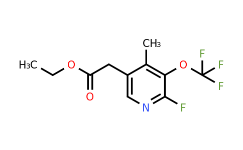1806730-17-5 | Ethyl 2-fluoro-4-methyl-3-(trifluoromethoxy)pyridine-5-acetate