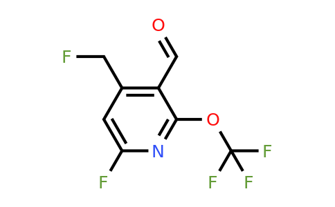 6-Fluoro-4-(fluoromethyl)-2-(trifluoromethoxy)pyridine-3-carboxaldehyde