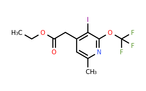 1806735-82-9 | Ethyl 3-iodo-6-methyl-2-(trifluoromethoxy)pyridine-4-acetate
