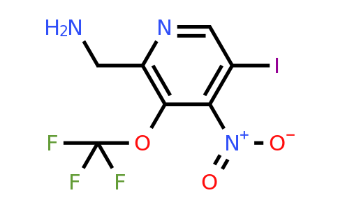2-(Aminomethyl)-5-iodo-4-nitro-3-(trifluoromethoxy)pyridine