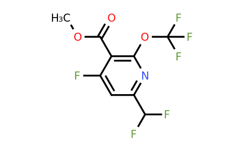 Methyl 6-(difluoromethyl)-4-fluoro-2-(trifluoromethoxy)pyridine-3-carboxylate