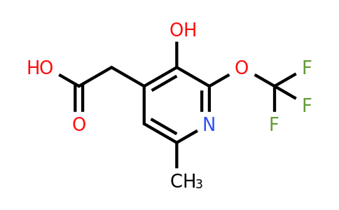 1806739-52-5 | 3-Hydroxy-6-methyl-2-(trifluoromethoxy)pyridine-4-acetic acid