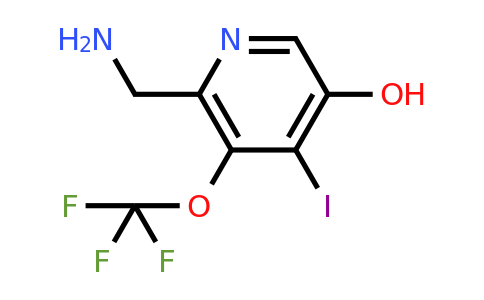 2-(Aminomethyl)-5-hydroxy-4-iodo-3-(trifluoromethoxy)pyridine