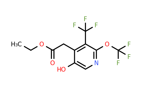 1806745-34-5 | Ethyl 5-hydroxy-2-(trifluoromethoxy)-3-(trifluoromethyl)pyridine-4-acetate