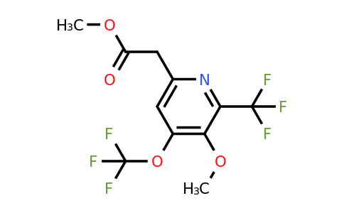 Methyl 3-methoxy-4-(trifluoromethoxy)-2-(trifluoromethyl)pyridine-6-acetate