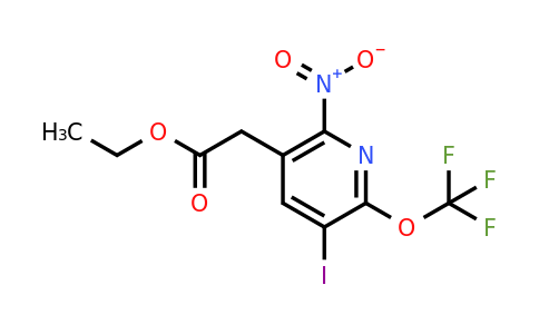 1806748-63-9 | Ethyl 3-iodo-6-nitro-2-(trifluoromethoxy)pyridine-5-acetate