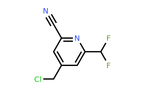 4-(Chloromethyl)-2-cyano-6-(difluoromethyl)pyridine