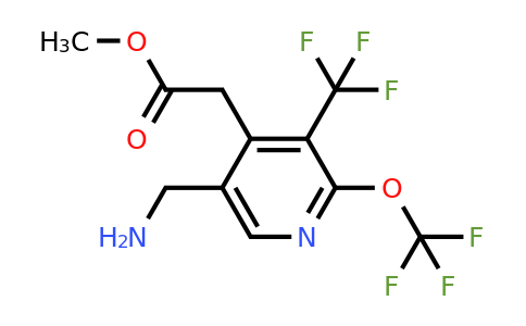 1806759-95-4 | Methyl 5-(aminomethyl)-2-(trifluoromethoxy)-3-(trifluoromethyl)pyridine-4-acetate