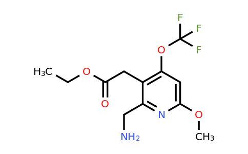 1806764-95-3 | Ethyl 2-(aminomethyl)-6-methoxy-4-(trifluoromethoxy)pyridine-3-acetate