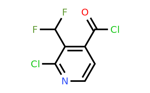 2-Chloro-3-(difluoromethyl)pyridine-4-carbonyl chloride