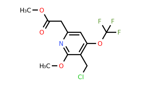 1806769-83-4 | Methyl 3-(chloromethyl)-2-methoxy-4-(trifluoromethoxy)pyridine-6-acetate