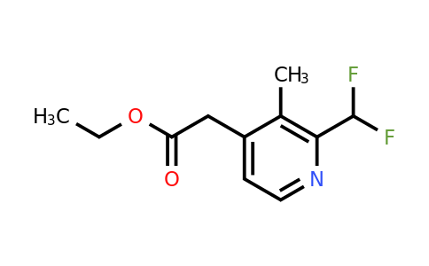 1806774-77-5 | Ethyl 2-(difluoromethyl)-3-methylpyridine-4-acetate