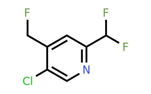 5-Chloro-2-(difluoromethyl)-4-(fluoromethyl)pyridine