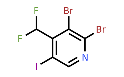 2,3-Dibromo-4-(difluoromethyl)-5-iodopyridine
