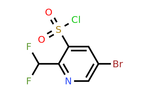 5-Bromo-2-(difluoromethyl)pyridine-3-sulfonyl chloride