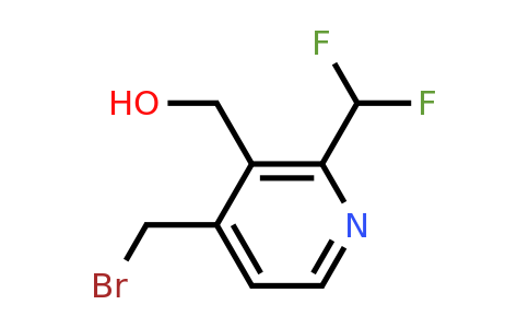 4-(Bromomethyl)-2-(difluoromethyl)pyridine-3-methanol