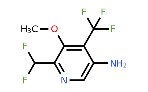 1806791-98-9 | 5-Amino-2-(difluoromethyl)-3-methoxy-4-(trifluoromethyl)pyridine