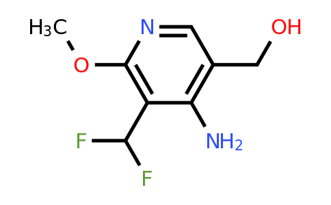 1806793-53-2 | 4-Amino-3-(difluoromethyl)-2-methoxypyridine-5-methanol