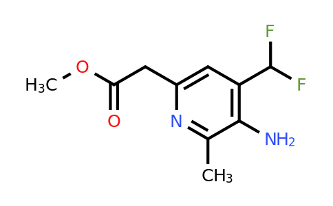 1806796-58-6 | Methyl 3-amino-4-(difluoromethyl)-2-methylpyridine-6-acetate
