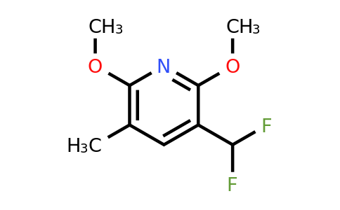 1806802-38-9 | 3-(Difluoromethyl)-2,6-dimethoxy-5-methylpyridine