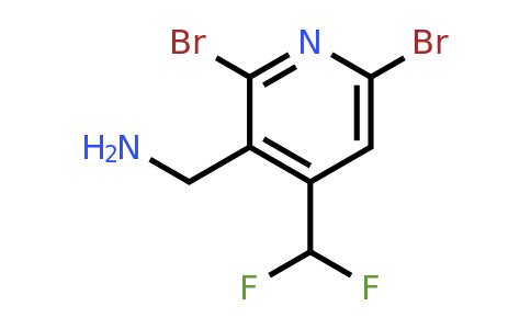 1806807-21-5 | 3-(Aminomethyl)-2,6-dibromo-4-(difluoromethyl)pyridine
