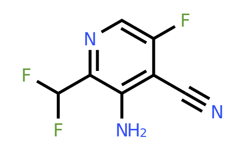 3-Amino-4-cyano-2-(difluoromethyl)-5-fluoropyridine