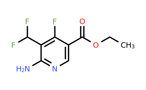 1806811-57-3 | Ethyl 2-amino-3-(difluoromethyl)-4-fluoropyridine-5-carboxylate