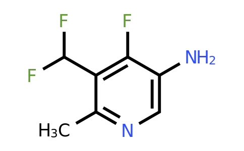 1806813-91-1 | 5-Amino-3-(difluoromethyl)-4-fluoro-2-methylpyridine