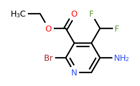 1806814-59-4 | Ethyl 5-amino-2-bromo-4-(difluoromethyl)pyridine-3-carboxylate